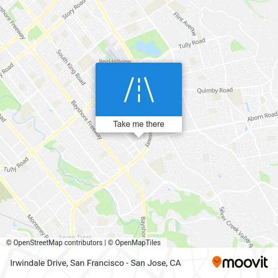 Mapa de Irwindale Drive