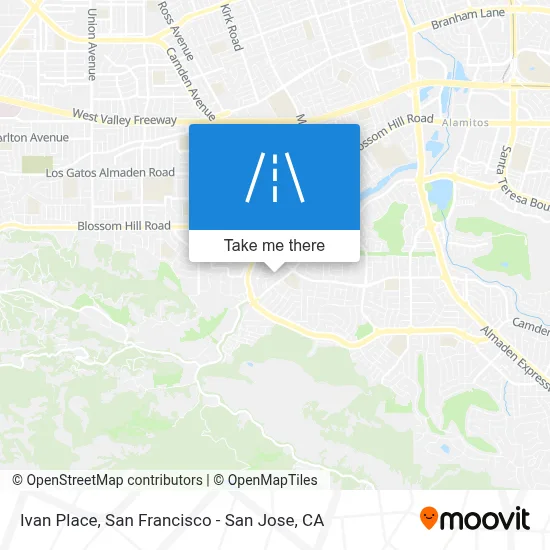 Ivan Place map