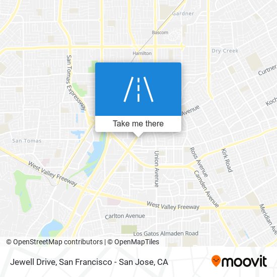 Jewell Drive map