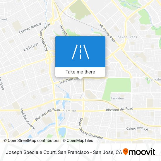 Joseph Speciale Court map