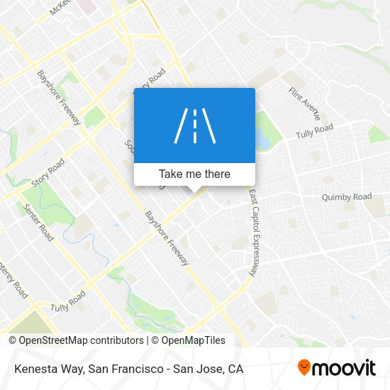 Mapa de Kenesta Way