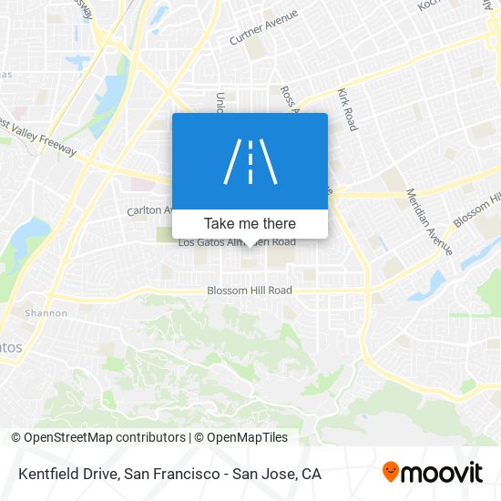 Mapa de Kentfield Drive