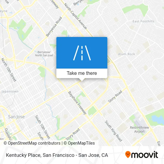 Mapa de Kentucky Place