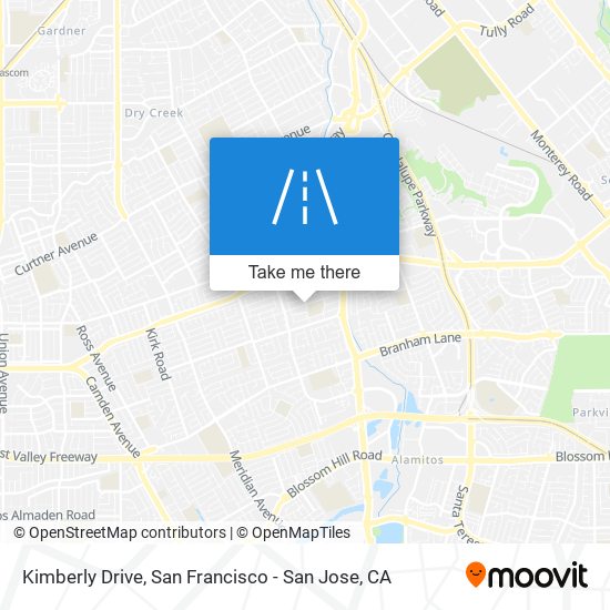 Kimberly Drive map