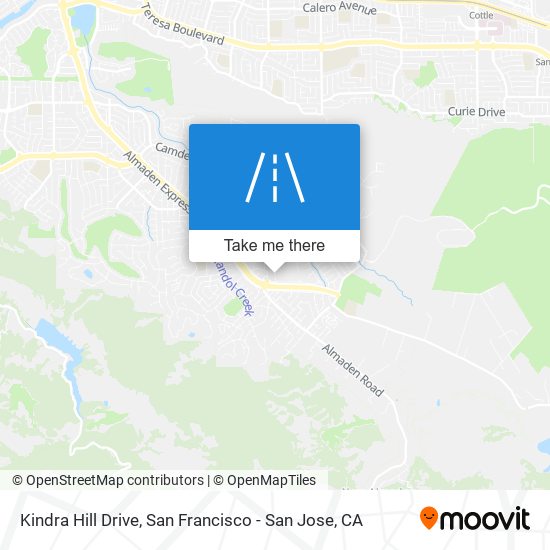 Kindra Hill Drive map