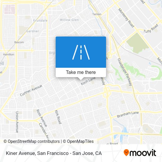 Mapa de Kiner Avenue