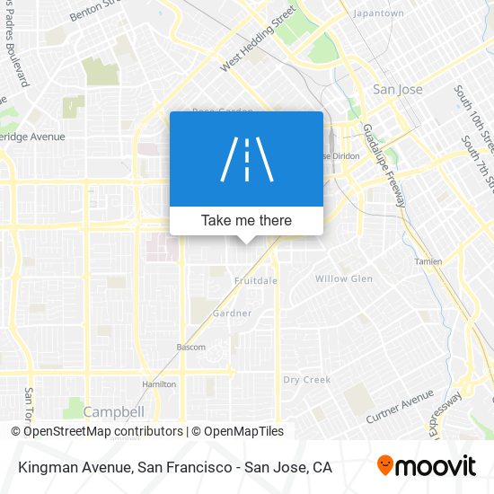 Kingman Avenue map