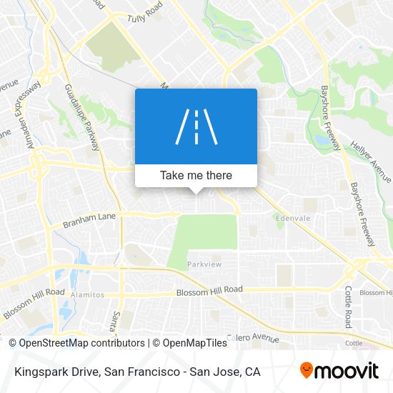 Mapa de Kingspark Drive