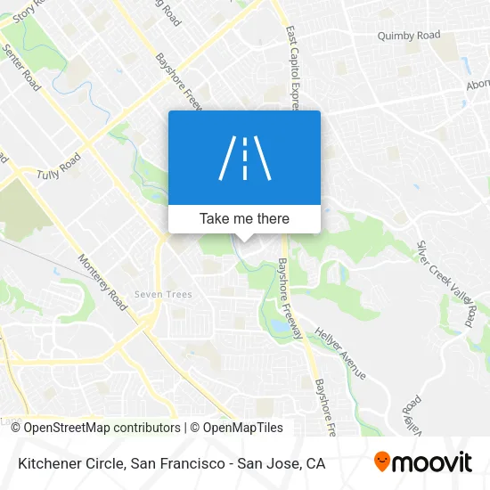 Mapa de Kitchener Circle