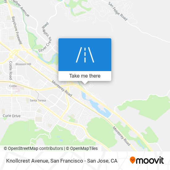 Mapa de Knollcrest Avenue