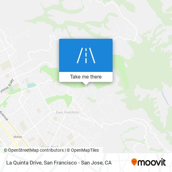 La Quinta Drive map