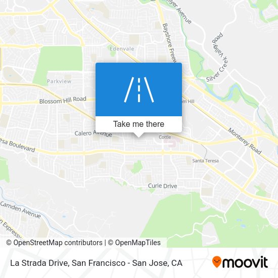 Mapa de La Strada Drive