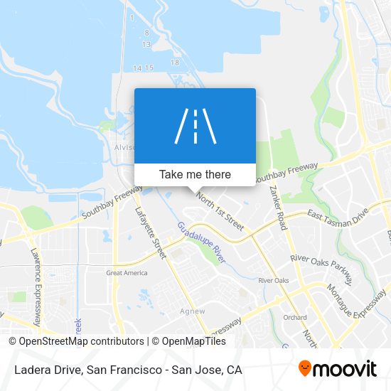 Mapa de Ladera Drive