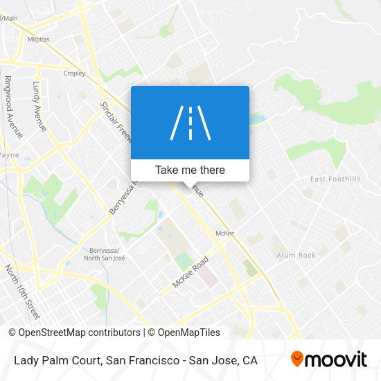 Mapa de Lady Palm Court