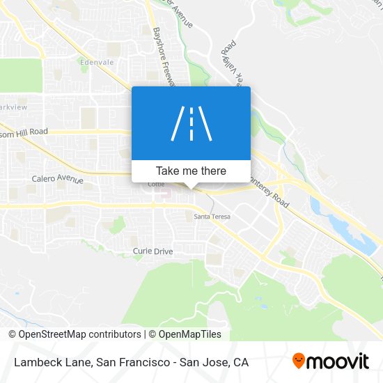 Lambeck Lane map