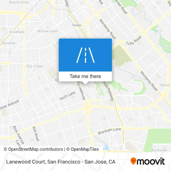 Lanewood Court map