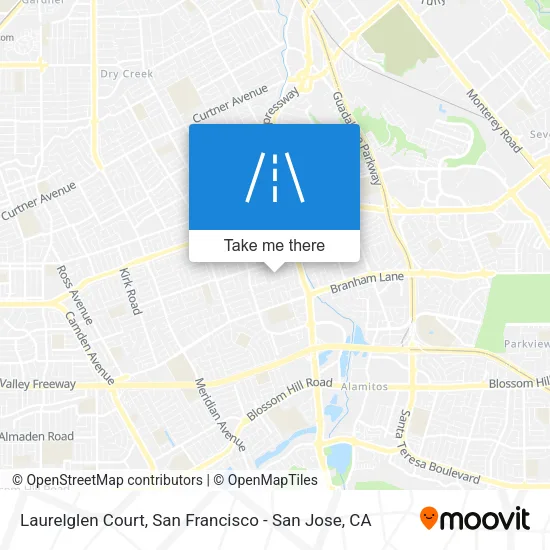 Laurelglen Court map
