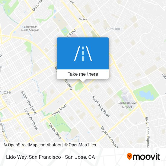 Mapa de Lido Way