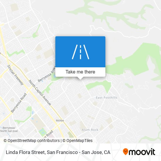 Linda Flora Street map