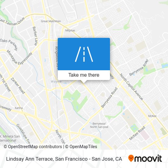 Lindsay Ann Terrace map