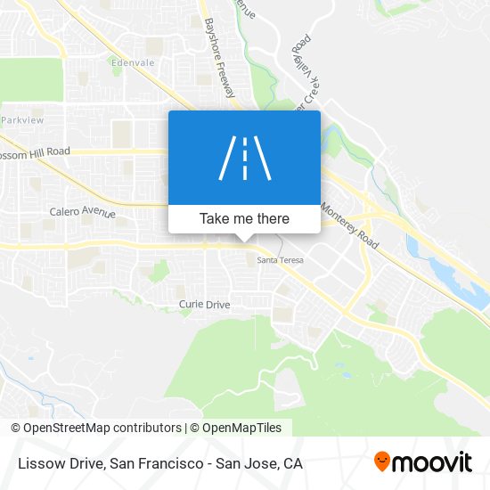 Lissow Drive map