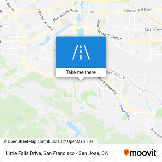 Little Falls Drive map