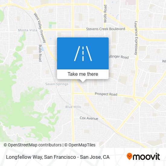 Longfellow Way map