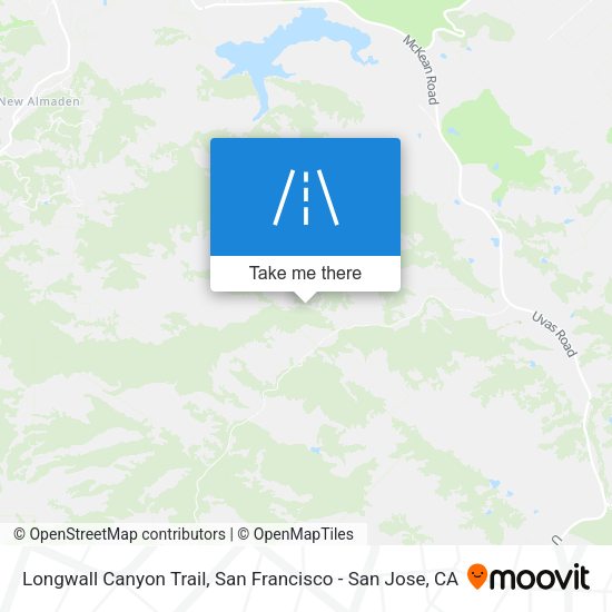 Mapa de Longwall Canyon Trail