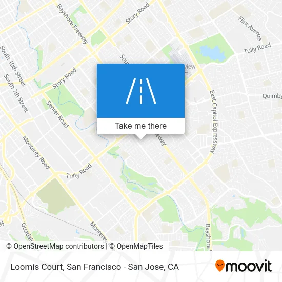 Loomis Court map