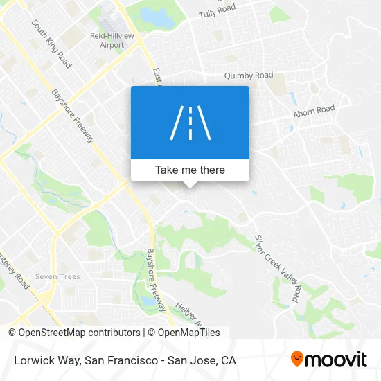 Lorwick Way map