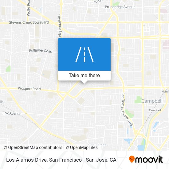 Mapa de Los Alamos Drive