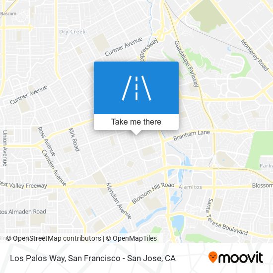 Los Palos Way map