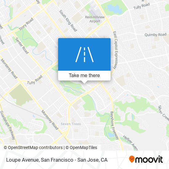 Loupe Avenue map