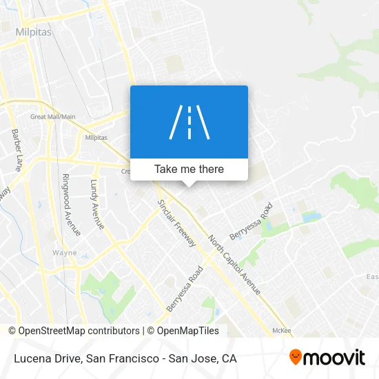 Lucena Drive map