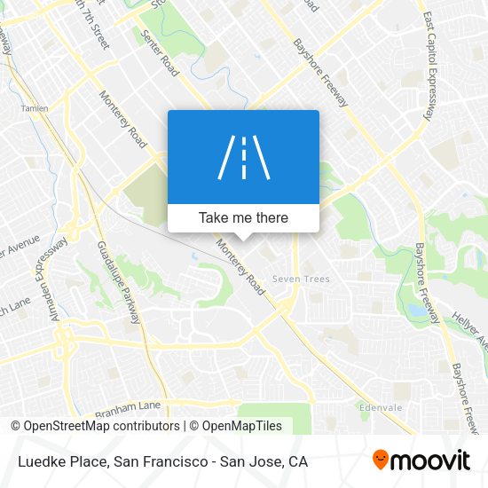 Mapa de Luedke Place