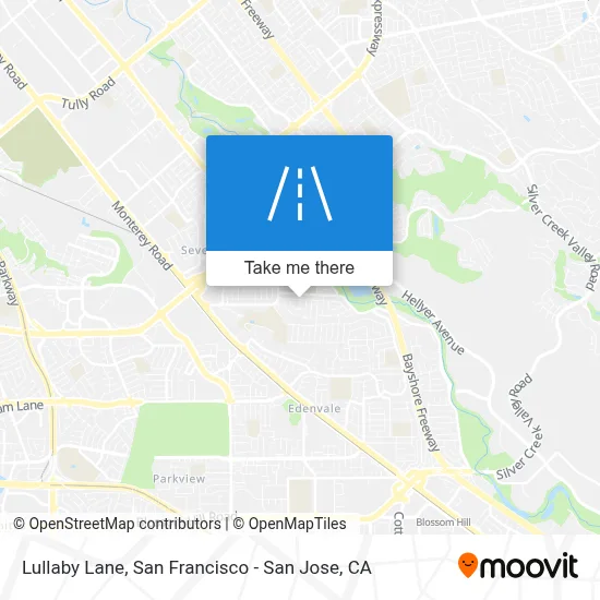 Lullaby Lane map