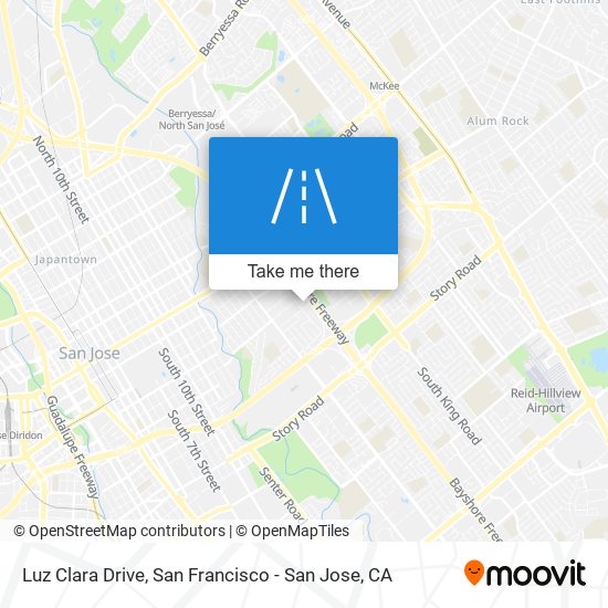 Luz Clara Drive map