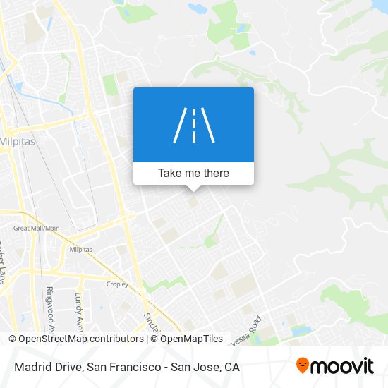 Madrid Drive map