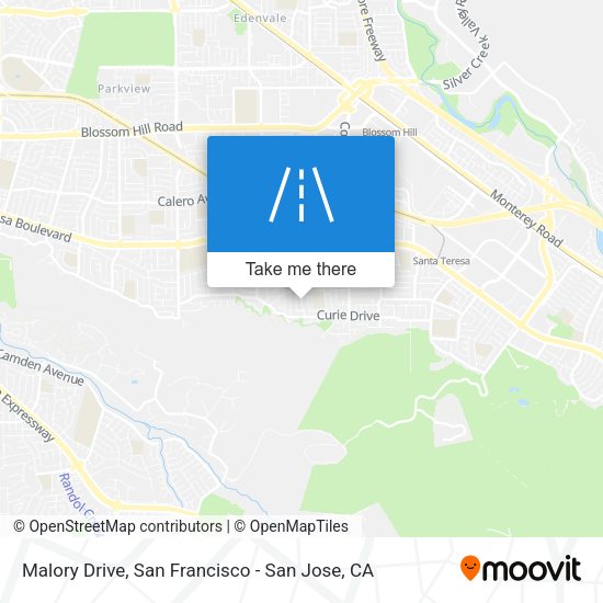 Mapa de Malory Drive