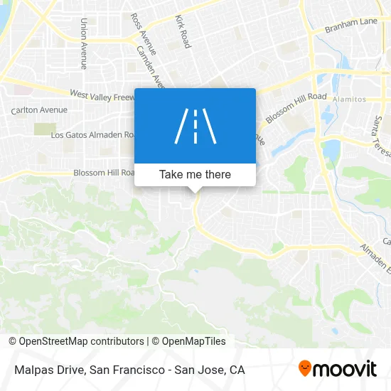 Malpas Drive map