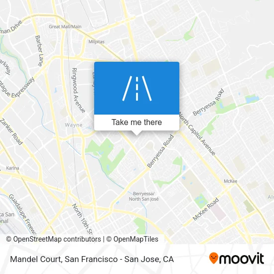 Mandel Court map
