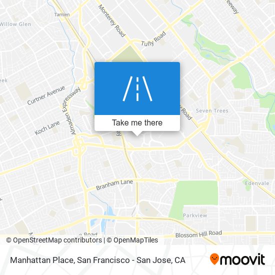 Mapa de Manhattan Place