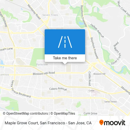 Maple Grove Court map