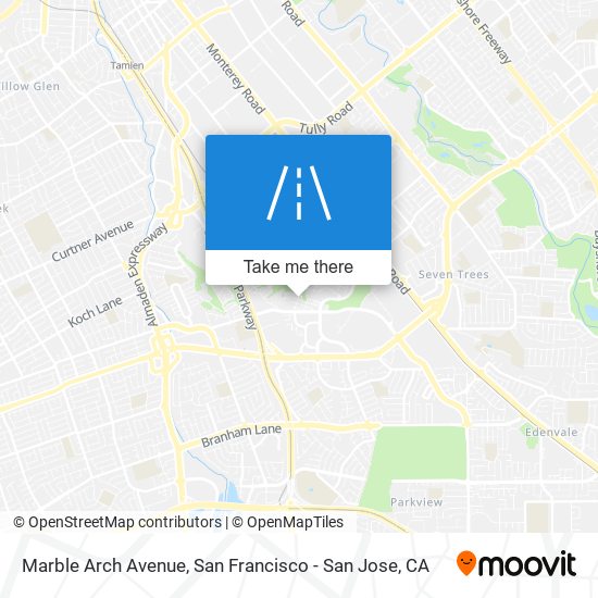 Mapa de Marble Arch Avenue