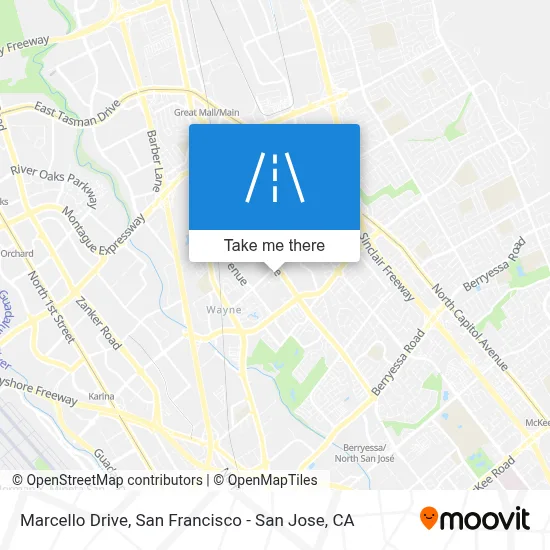 Marcello Drive map