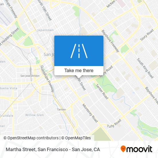 Martha Street map