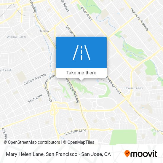 Mapa de Mary Helen Lane