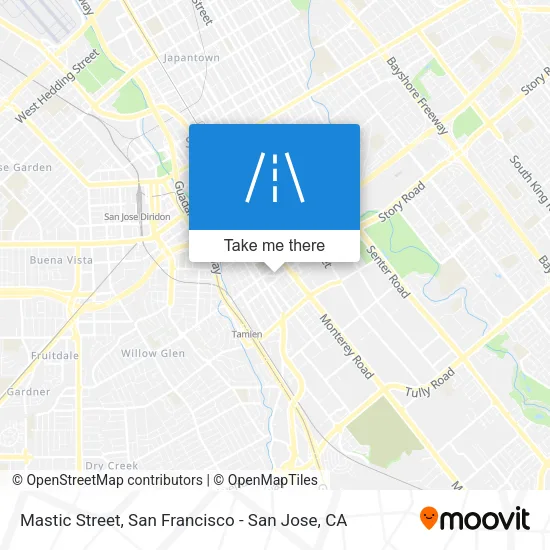 Mastic Street map