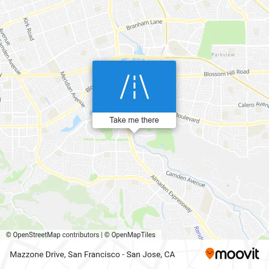 Mazzone Drive map