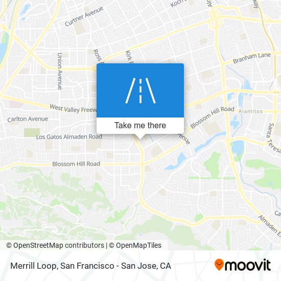 Merrill Loop map